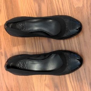 Tory Burch black heels size 8